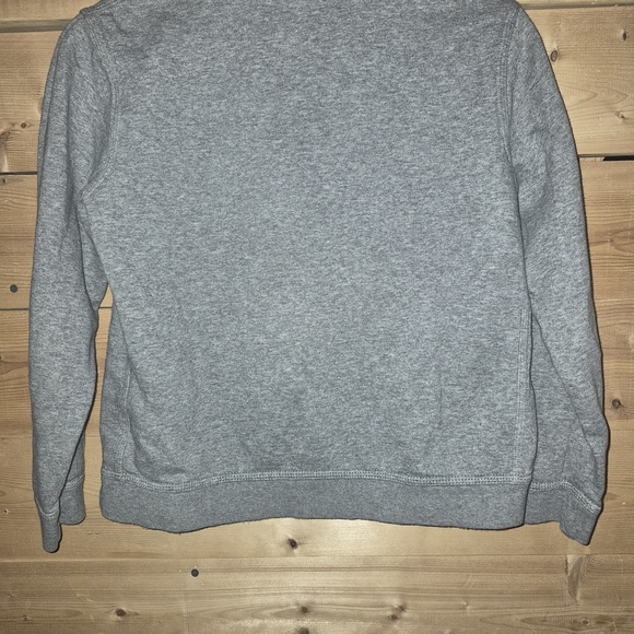Nike Kids Heather Gray Logo Sweatshirt - Picture 4 of 4